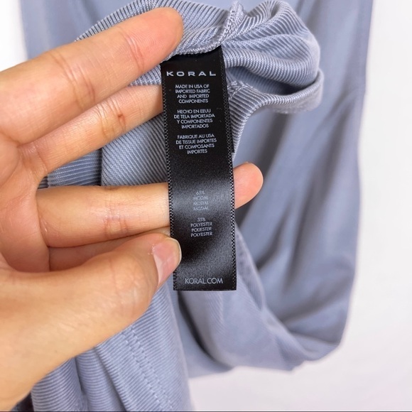 KORAL Bond Marlow Grey Workout Tank - Picture 6 of 8